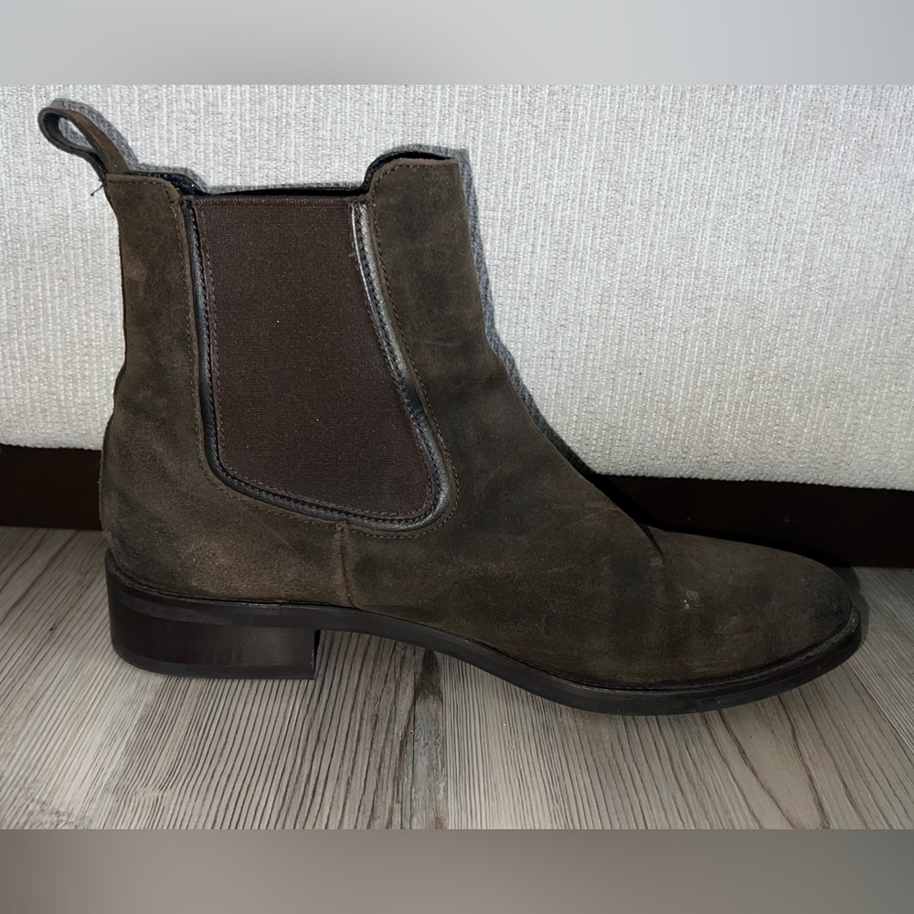 Thursday Boot Company Duchess Chelsea Boots Women’s Sz 11 Chocolate Suede Ankle - Picture 7 of 10